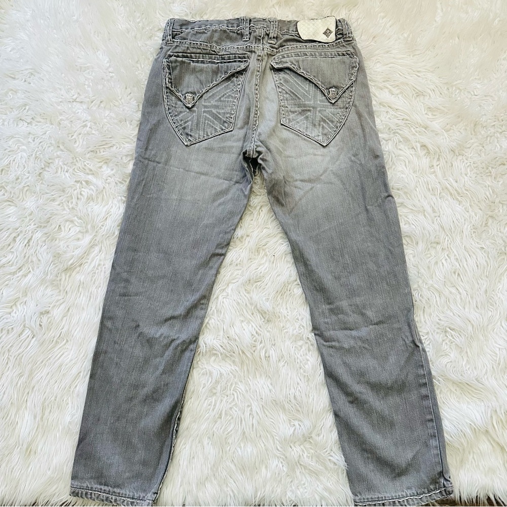 Monarchy gray straight leg jeans
